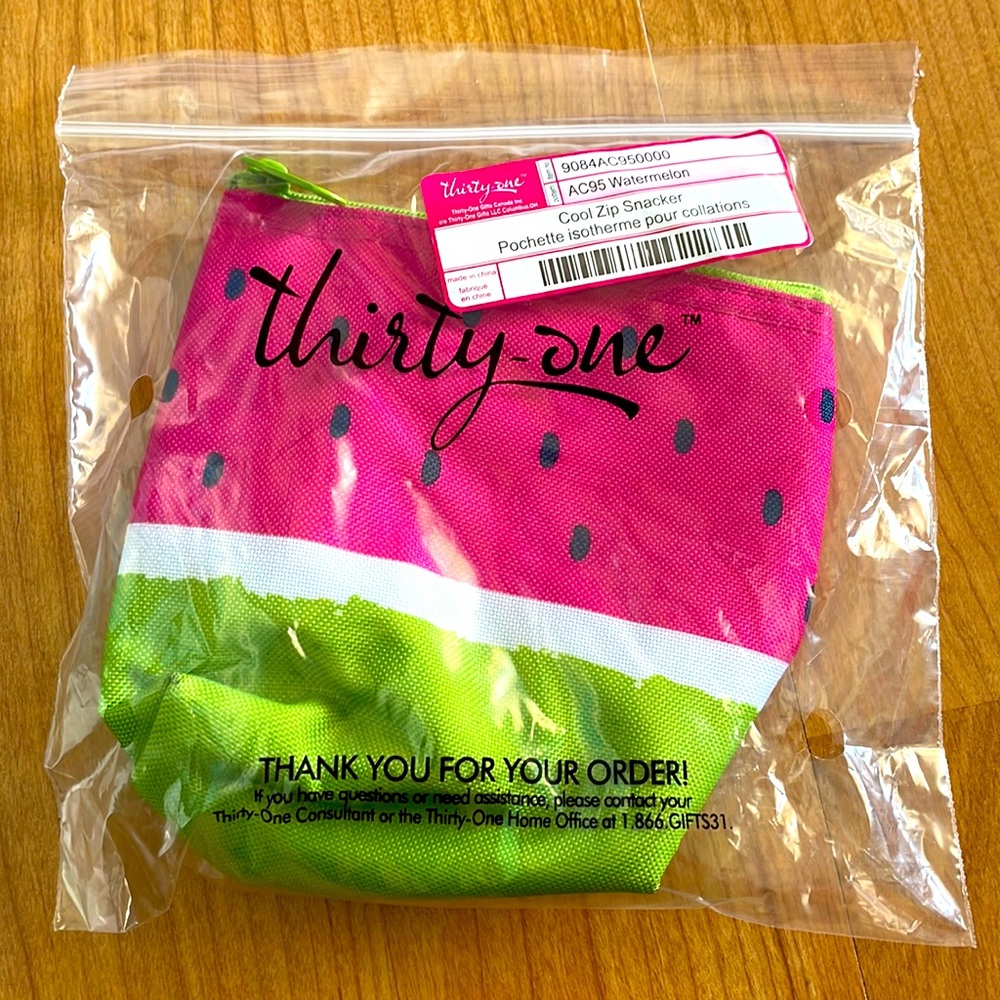 Thirty-One Cool Zip Snacker